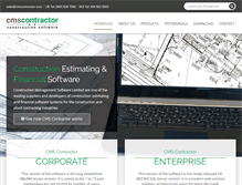 Tablet Screenshot of cmscontractor.com